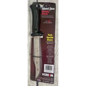 Scream Ghost Face Killer Bloody Blade Halloween Prop